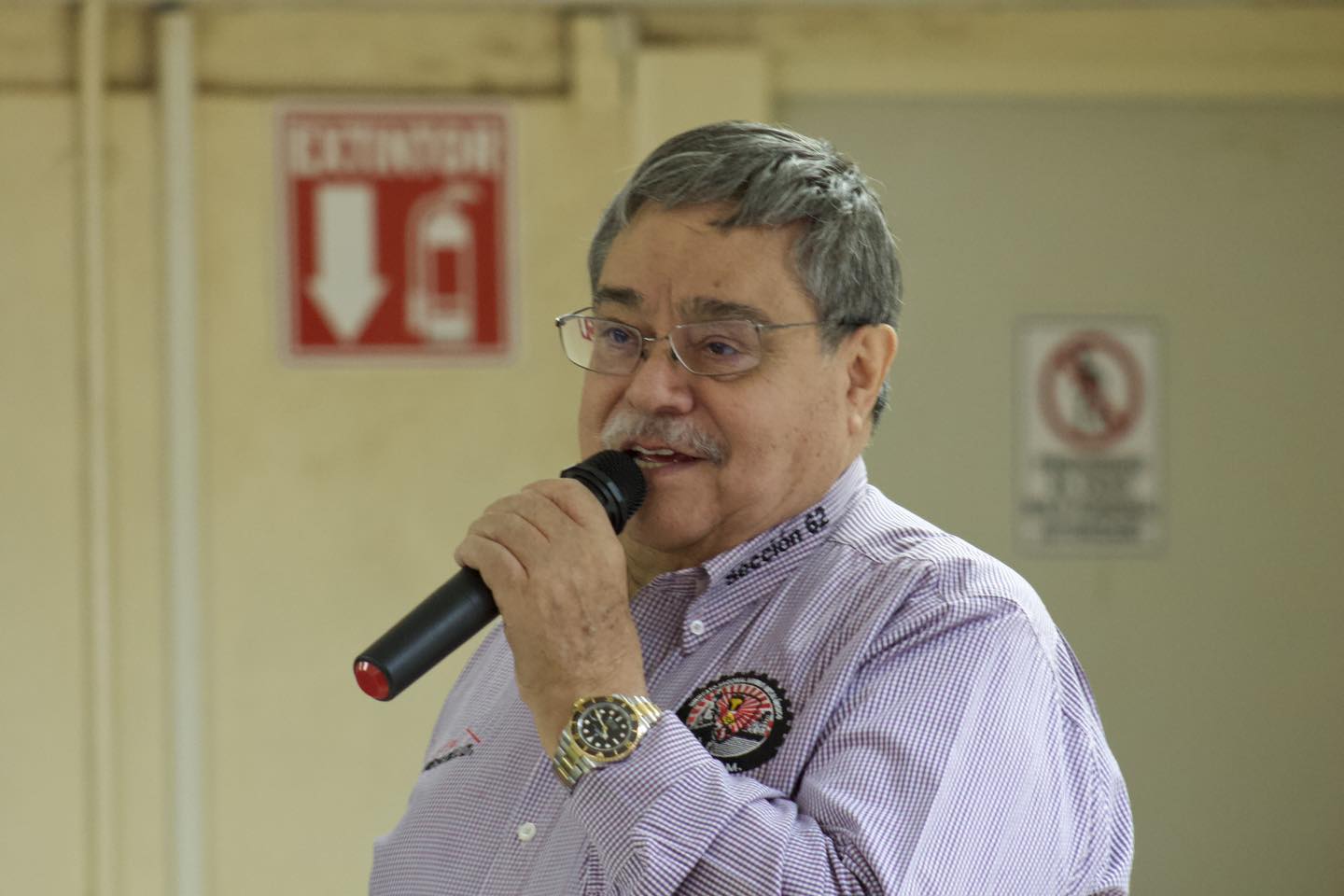 [Galería] Nuestro Secretario General Nacional, Don Carlos Pavón, visita a Compañeros de Sección 94