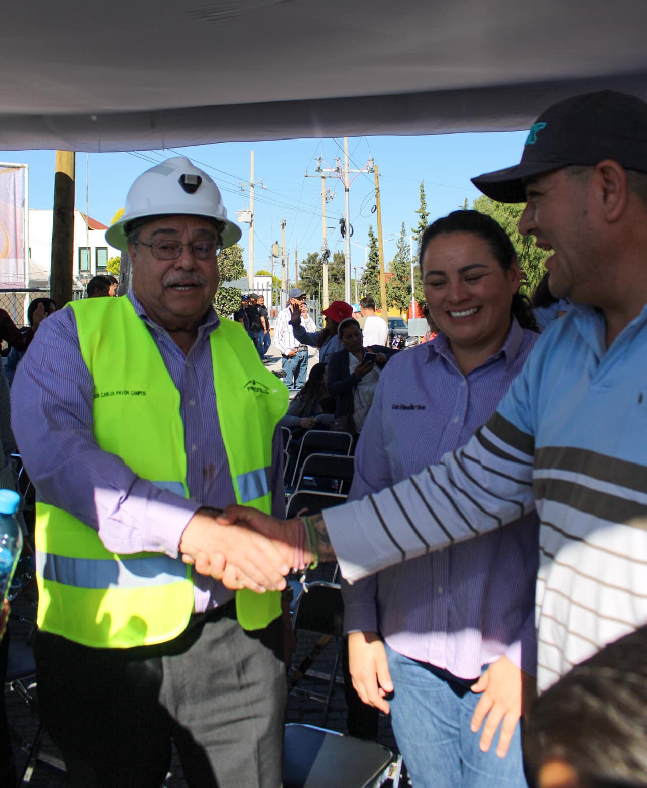 [Galería] Colocación de la primera piedra del monumento al minero