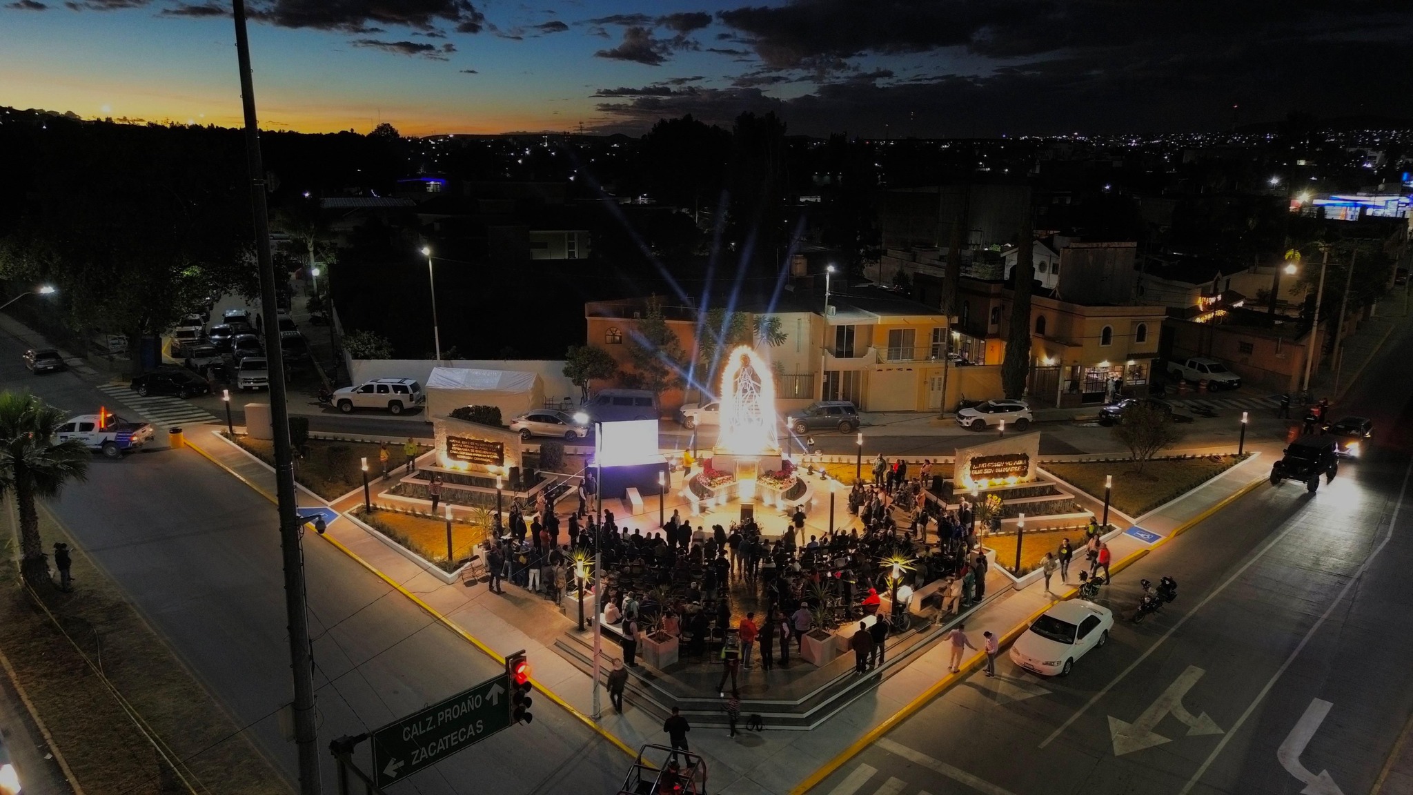 [Galería] Bendición del monumento en honor a la Virgen María de Guadalupe