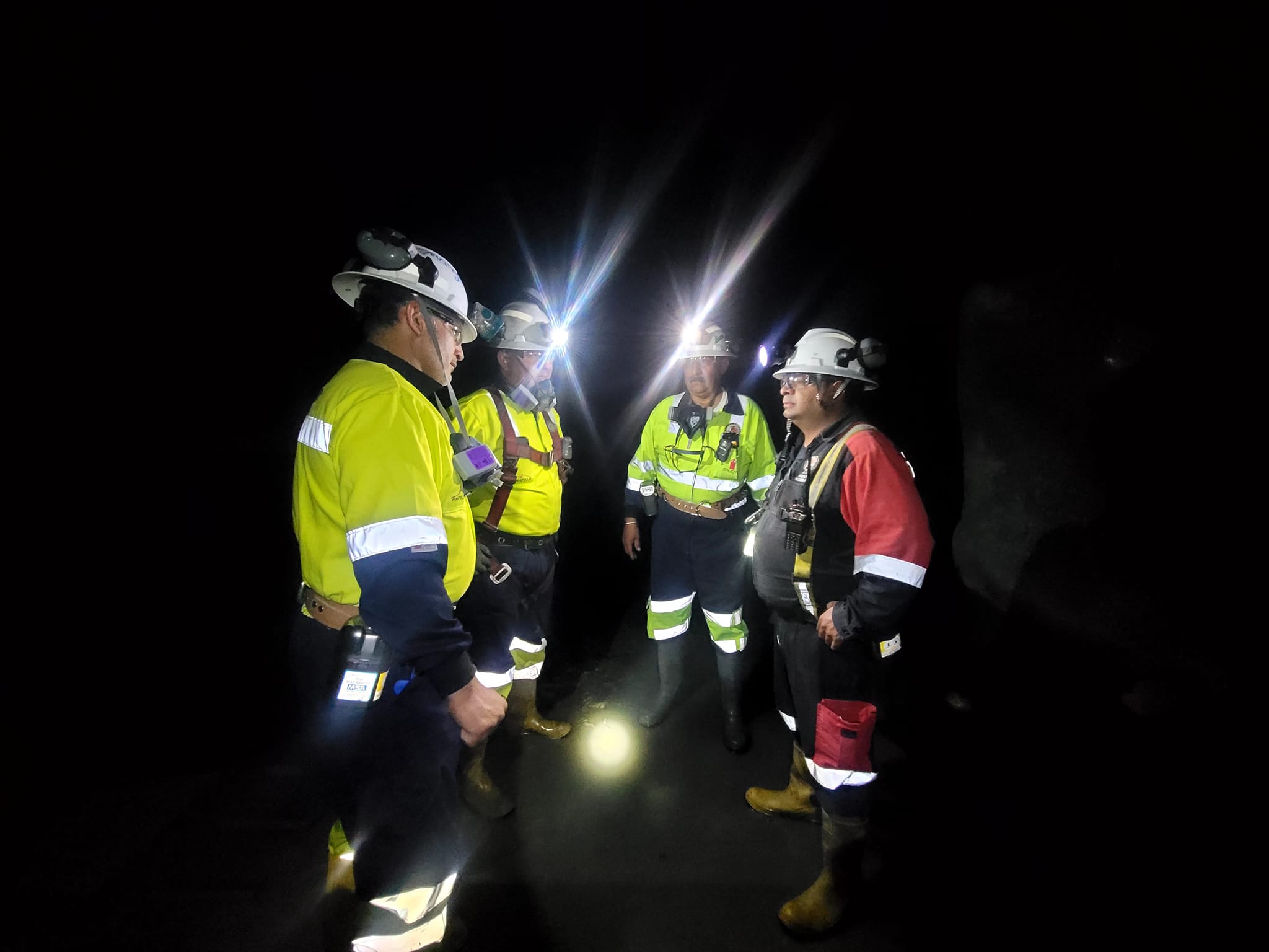 [Galería] Recorrido semanal por parte del Comité Ejecutivo Local y la CSH, al interior de la Mina, Sección 72 Saucito