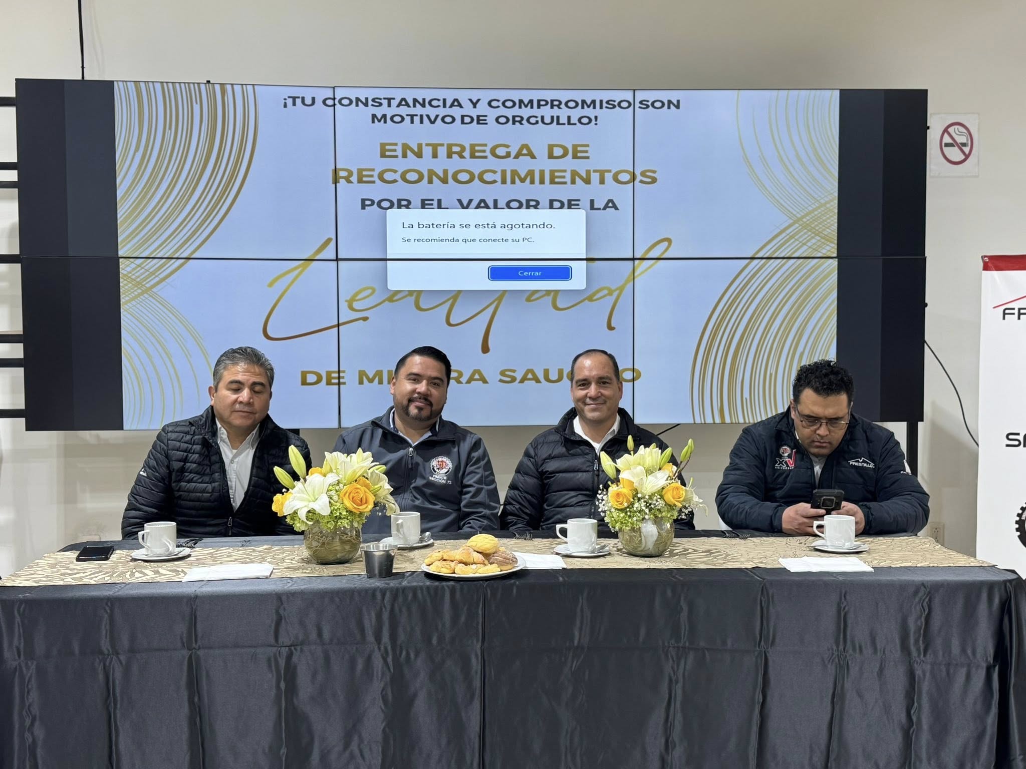 [Galería] Entrega de reconocimientos LEALTAD, a compañeros de Sección 72 Saucito