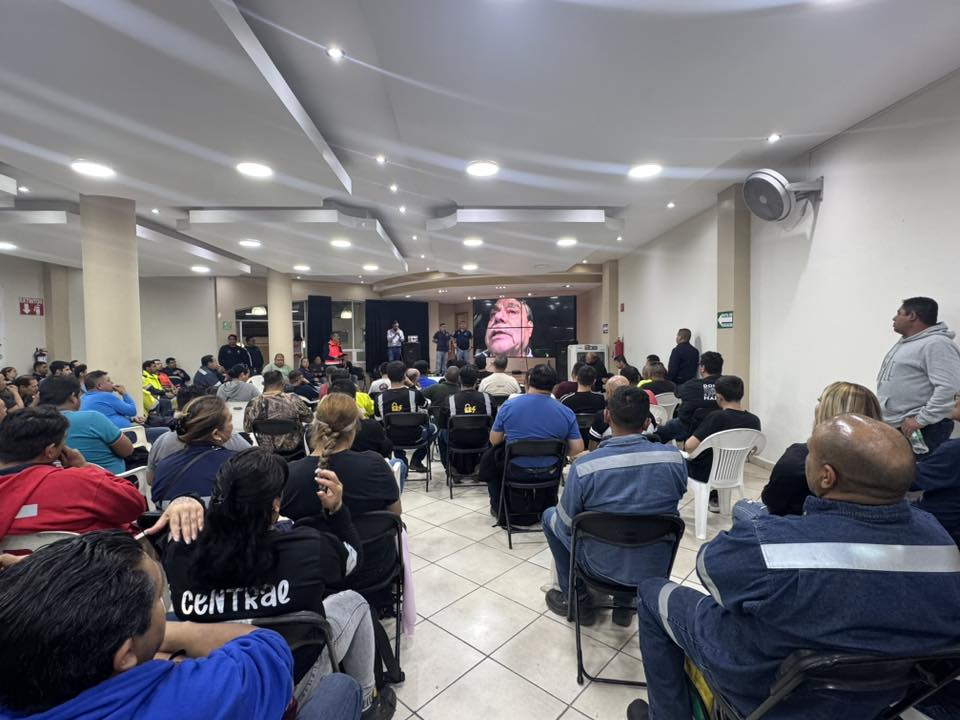 [Galería] Asamblea General Ordinaria de la Sección 72 Saucito, con plática de nuestro líder Carlos Pavón