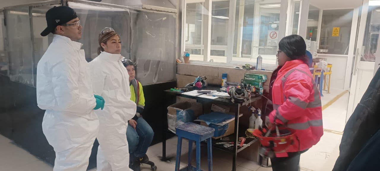 [Galería] RIT con compañeros de Laboratorio de ensaye y Metalúrgico, Sección 31