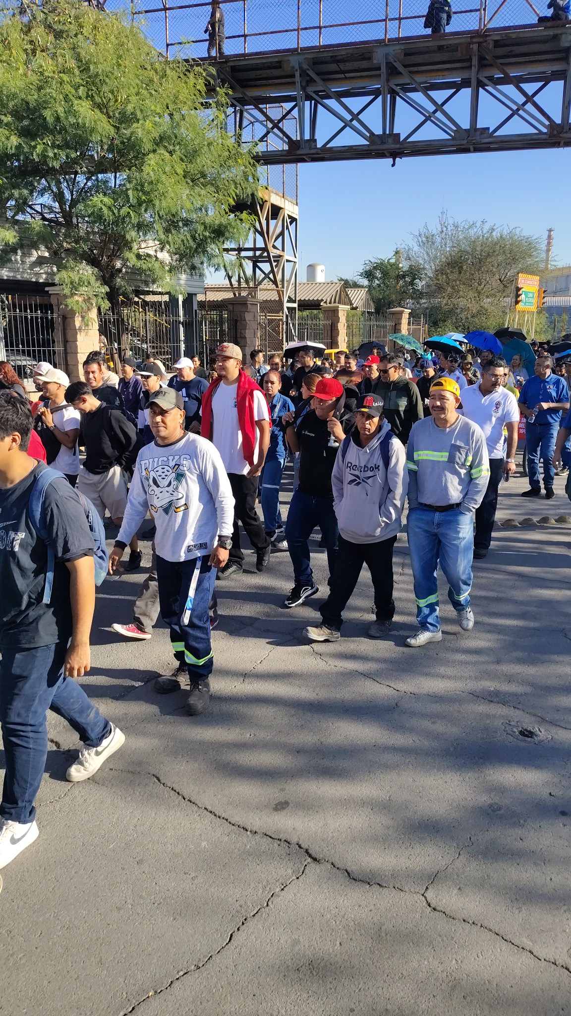 [Galería] Mineros de Sección 74 en marcha pacifica, "Nos estan llevando a la Pobreza Laboral""
