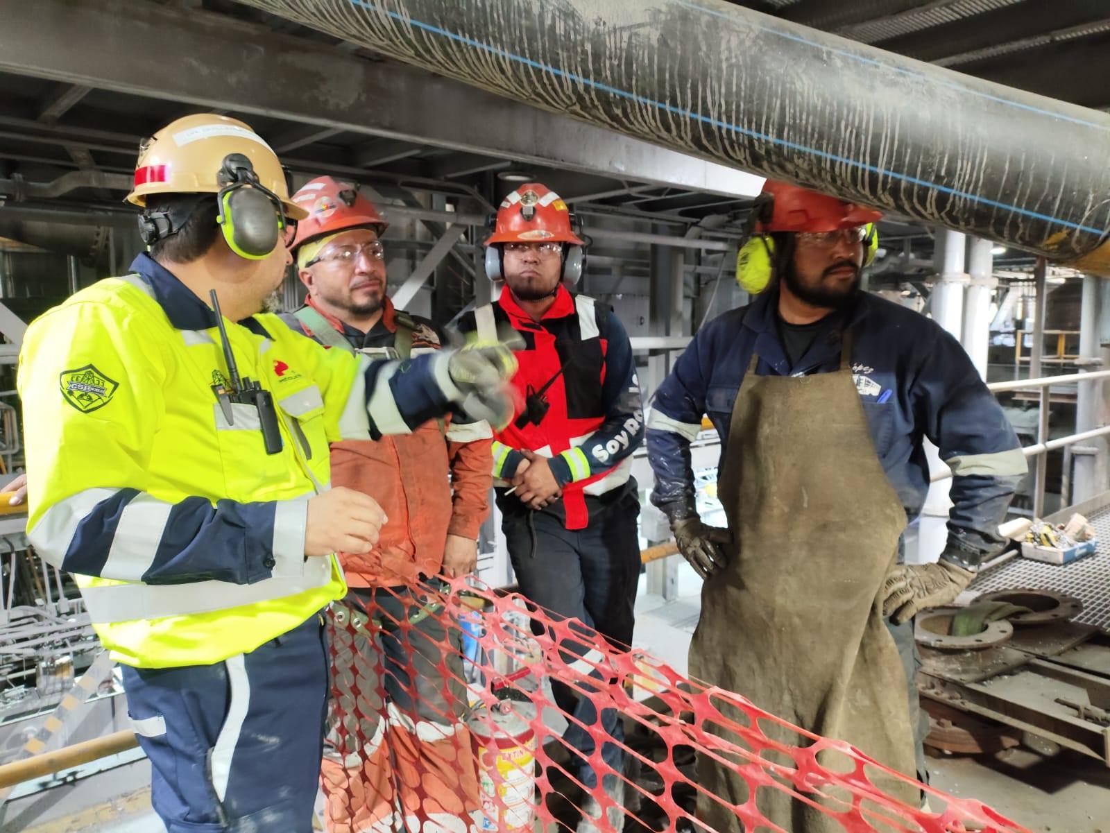 [Galería] Recorrido en mina y superficie de la Comisión de Seguridad e Higiene en Velardeña