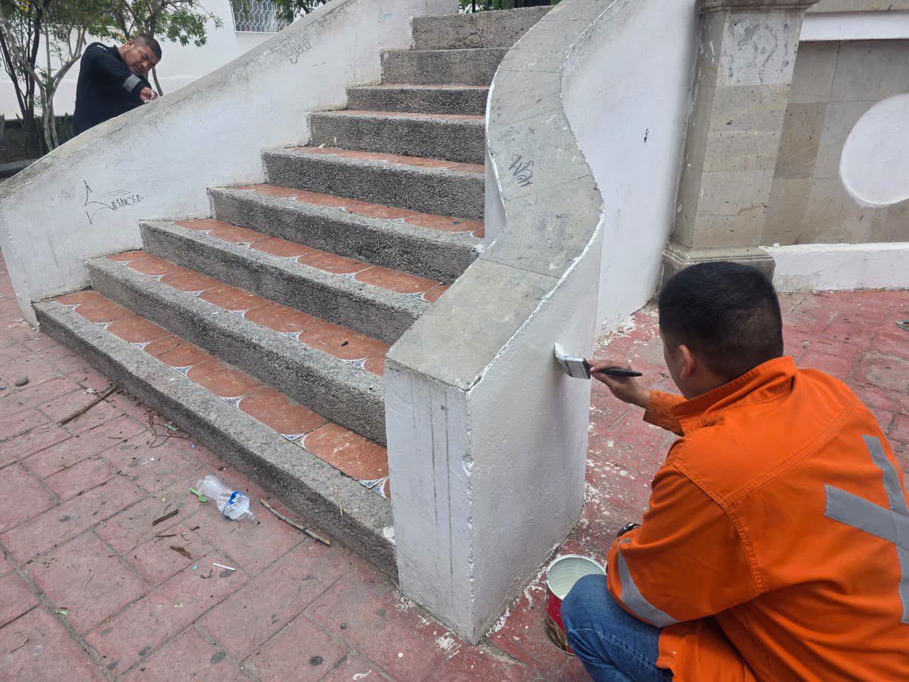 [Galería] Colabora el Comité Local de la Sección 68 en la rehabilitación de espacios comunitarios
