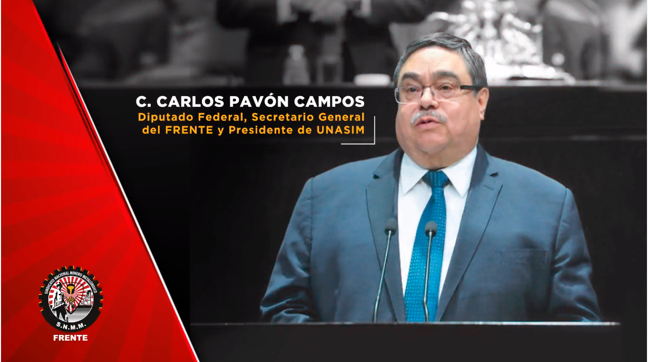 [Vídeo] Mensaje de agradecimiento dirigido a Compañeros de la Secc.72 por nuestro Secretario General, Carlos Pavón