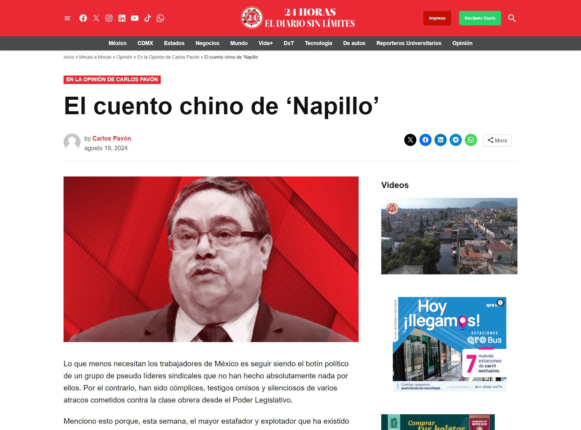 El cuento chino de ‘Napillo’
