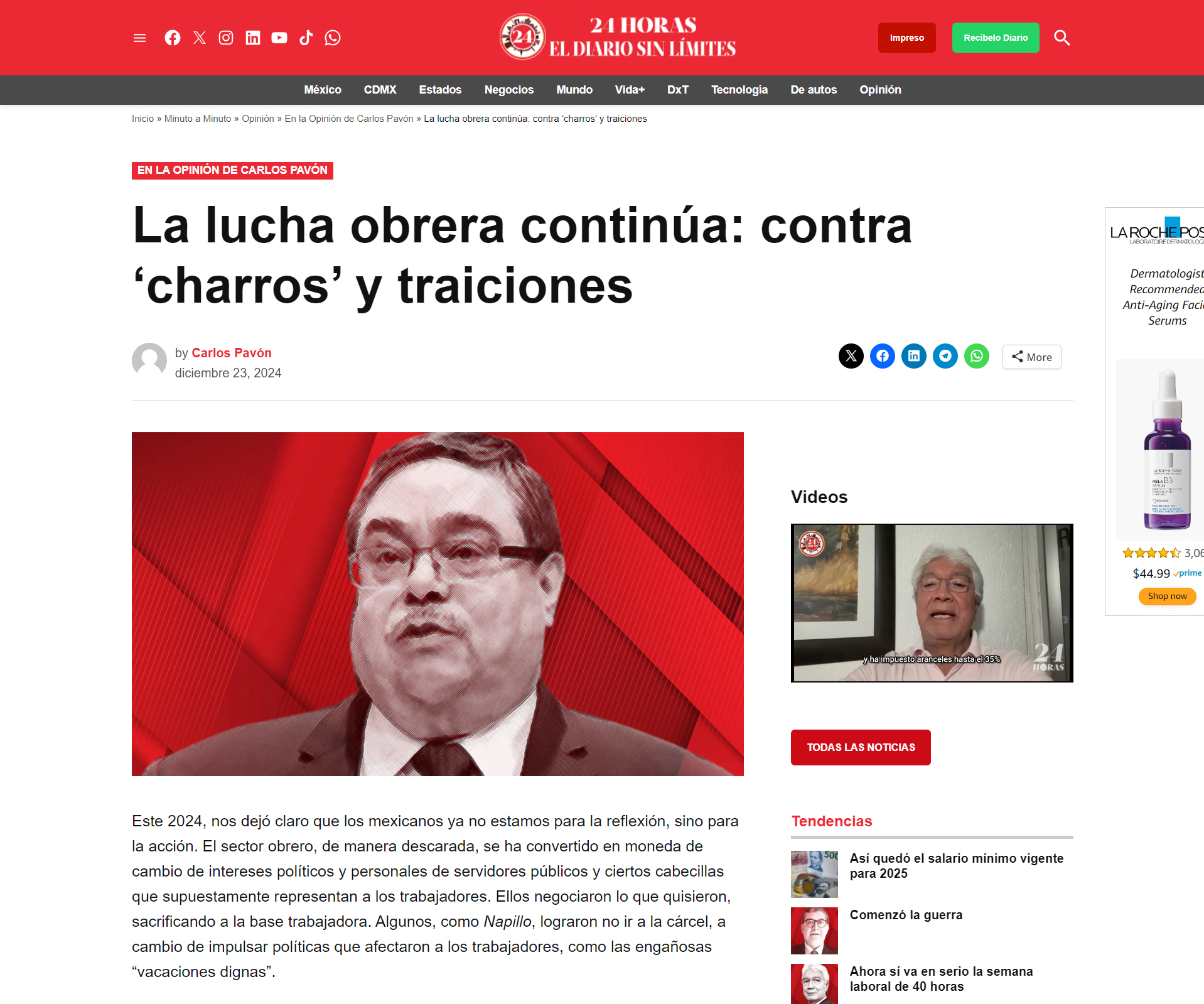 La lucha obrera continúa: contra ‘charros’ y traiciones