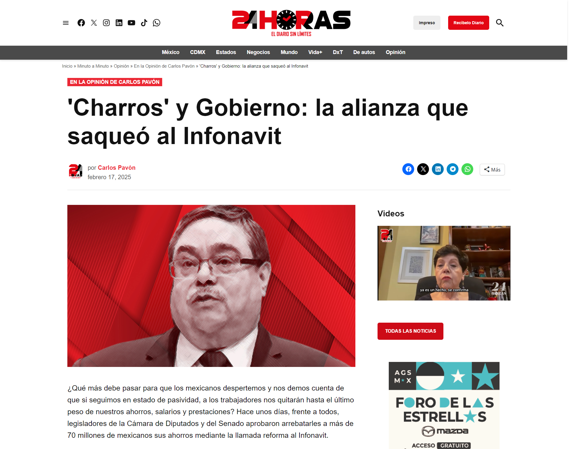 'Charros' y Gobierno: la alianza que saqueó al Infonavit