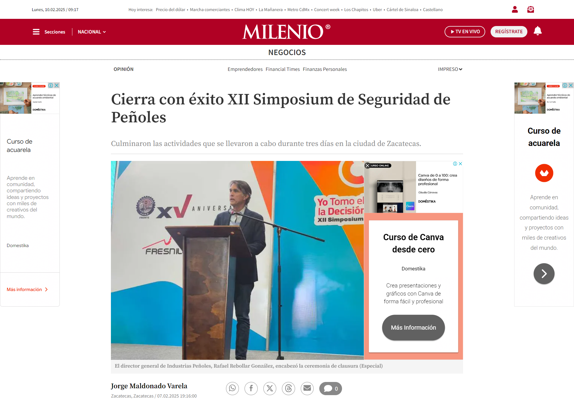 Cierra con éxito XII Simposium de Seguridad de Peñoles