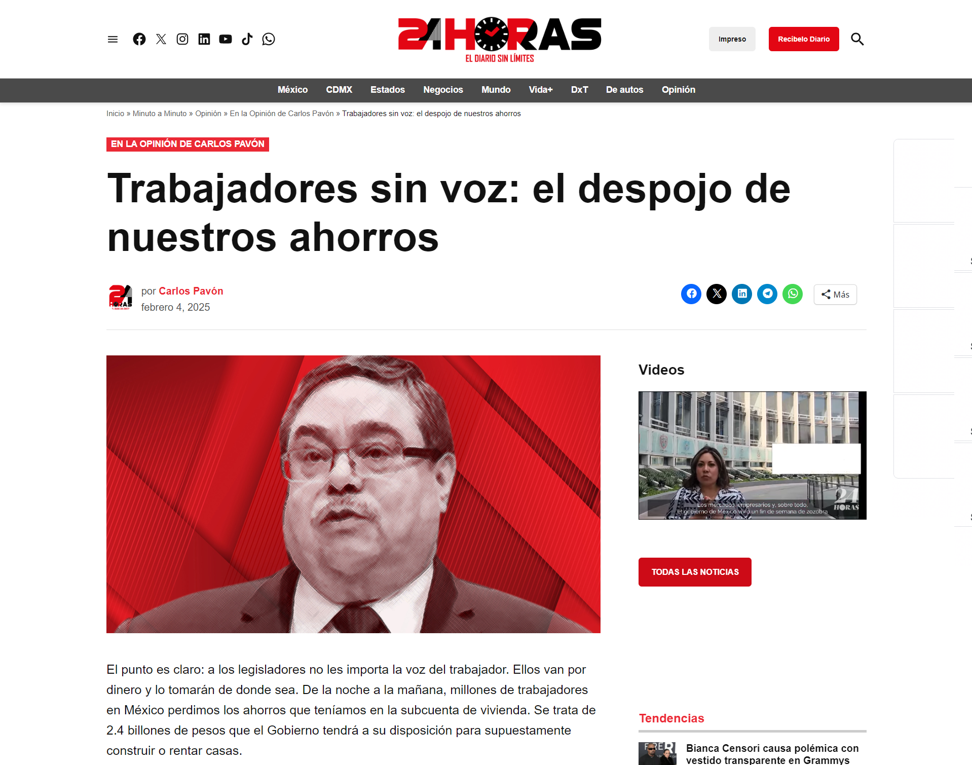 Trabajadores sin voz: el despojo de nuestros ahorros