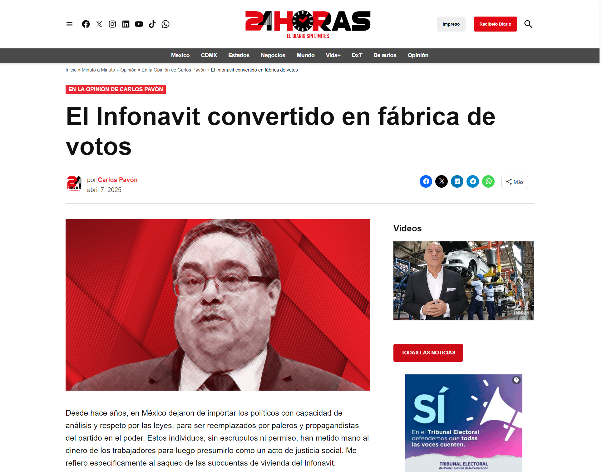 El Infonavit convertido en fábrica de votos