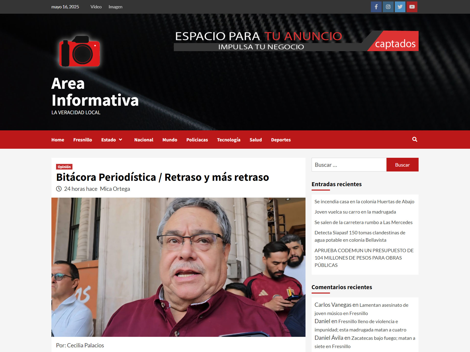 Bitácora Periodística / Retraso y más retraso
