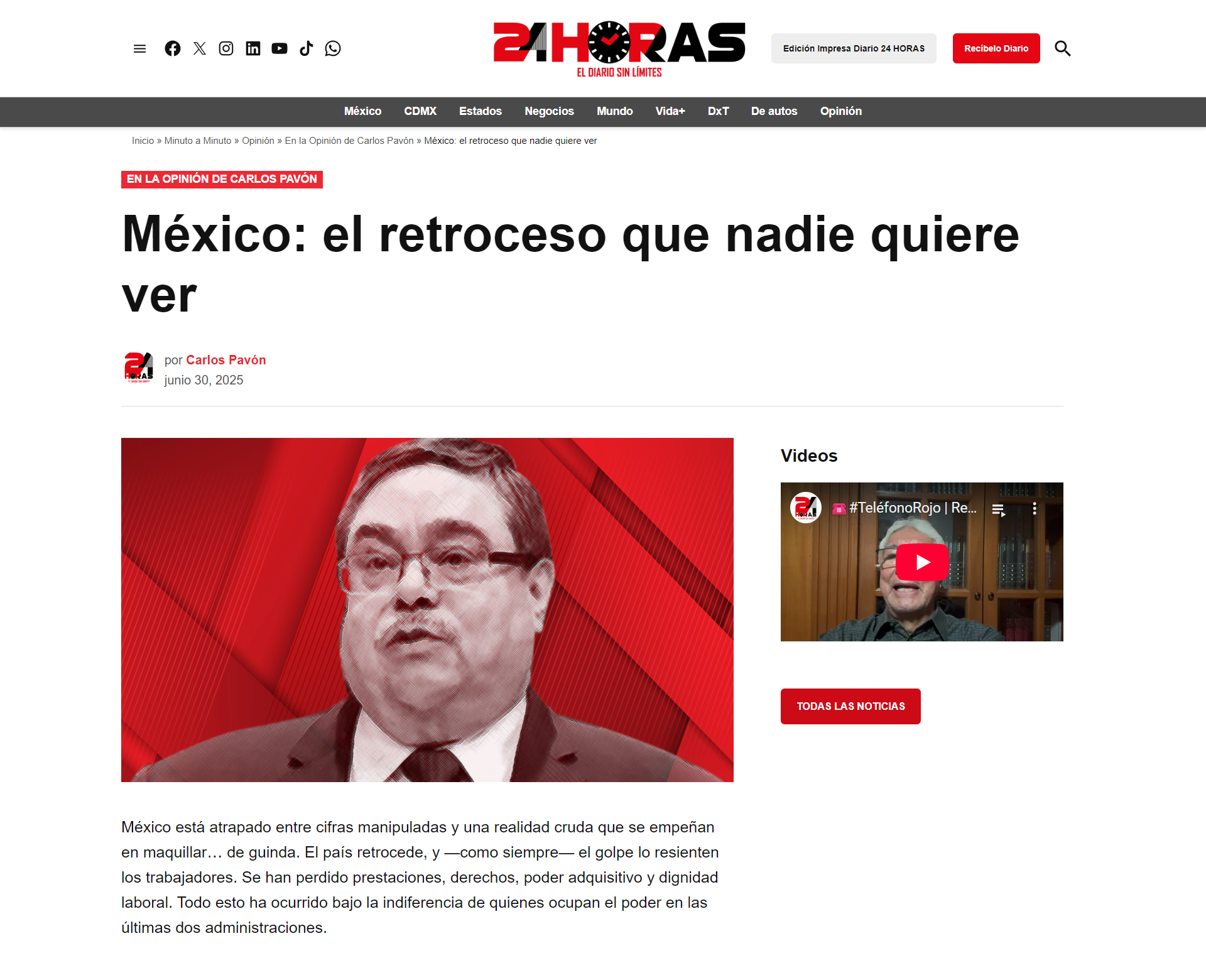 México: el retroceso que nadie quiere ver