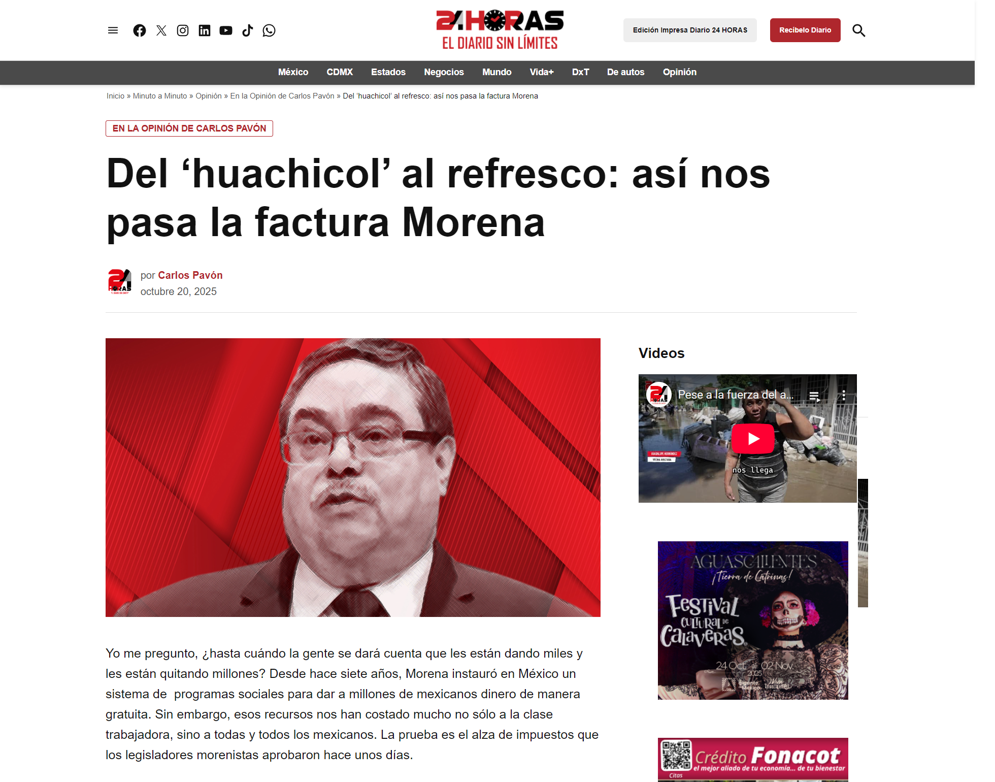 Del ‘huachicol’ al refresco: así nos pasa la factura Morena