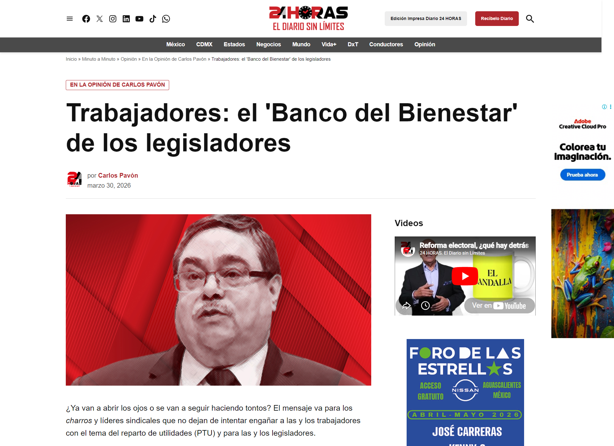 Trabajadores: el 'Banco del Bienestar' de los legisladores