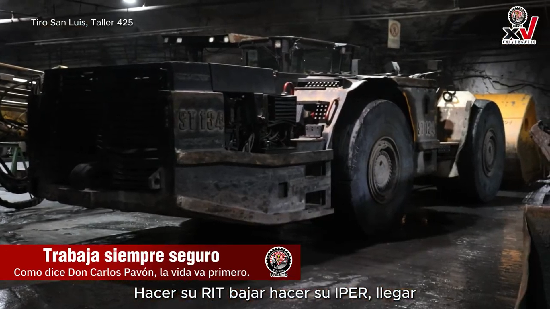 [Vídeo] Recorrido en Mina, La seguridad es primordial