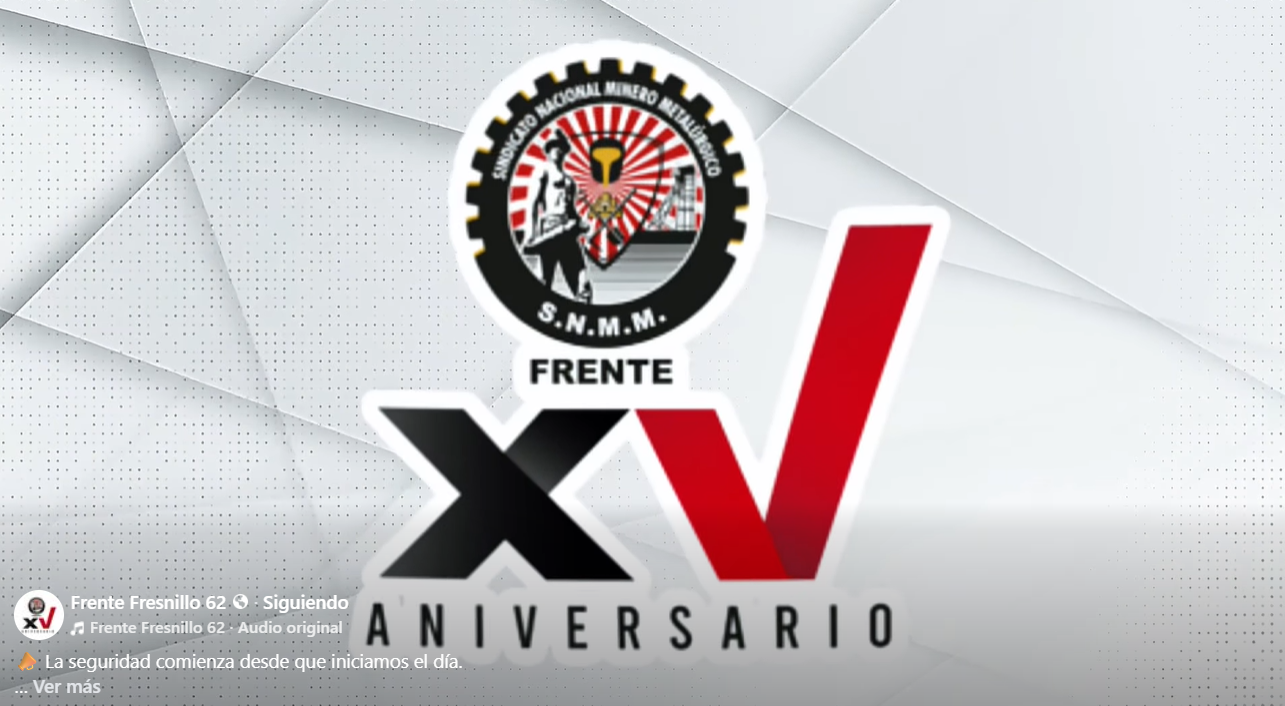 [Vídeo] Mineros de El FRENTE inician su día con seguridad