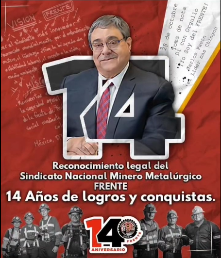 [Vídeo] Felicitaciones a Don Carlos Pavón por parte de la Sección 74 Torreón