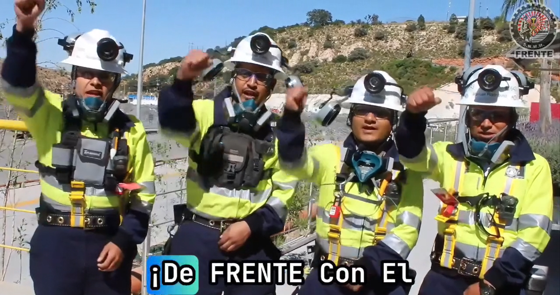 [Vídeo] Minera Juanicipio Sección 82 nos invitan a seguir los lineamientos de seguridad