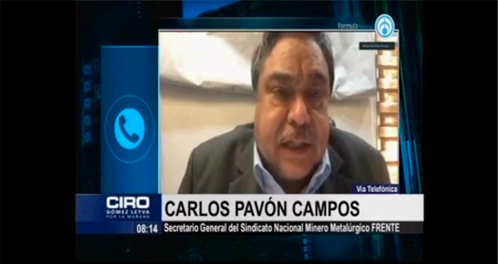 [Vídeo] Entrevista a C. Dip. Carlos Pavón Campos, exige pagar deuda correspondiente a los trabajadores mineros
