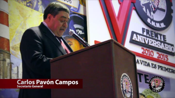 Discurso de nuestro Secretario General - Carlos Pavón Campos - en ocasión de las celebraciones por el Primer lustro de nuestro Sindicato